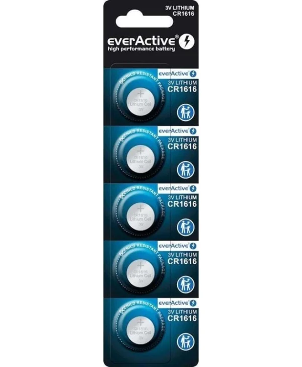 everActive Μπαταρία Λιθίου Ρολογιών CR1616 CR16165BL