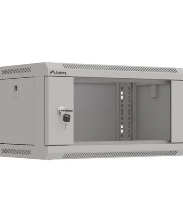 Lanberg Επιτοίχια Καμπίνα Rack 4U Γκρι WF03-5304-10S