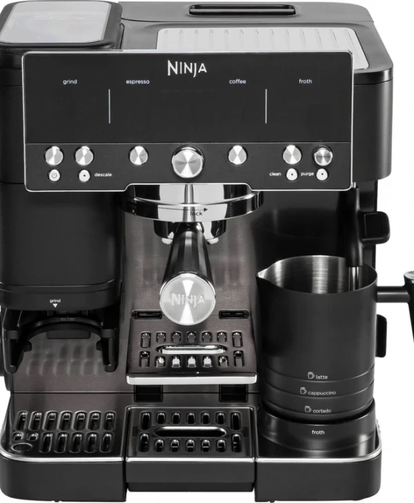 Ninja Αυτόματη Μηχανή Espresso 1650W με Μύλο Άλεσης Μαύρη ES601EUBK
