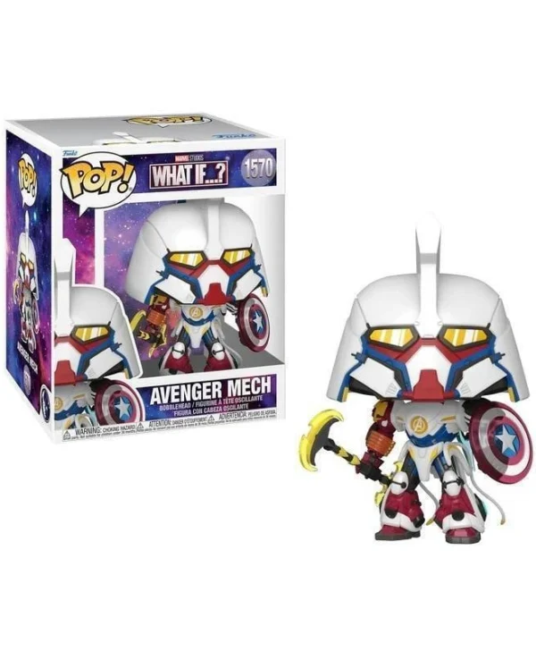 Funko Pop! Marvel: What If...? - Avenger Mech 1570 Bobble-Head 87279