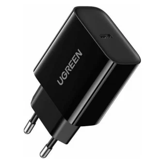 Ugreen Φορτιστής Χωρίς Καλώδιο με Θύρα USB-C 18W Power Delivery Μαύρος (CD137) 10191