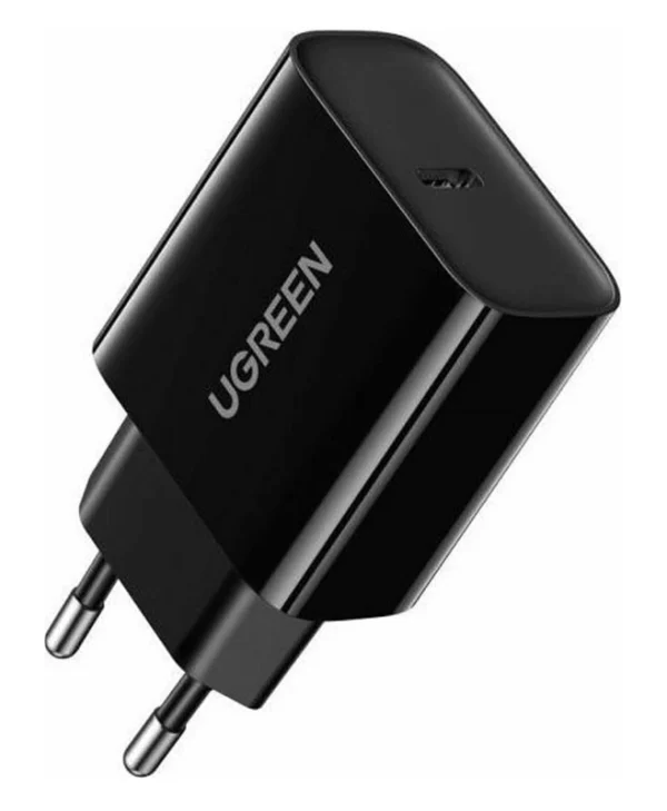 Ugreen Φορτιστής Χωρίς Καλώδιο με Θύρα USB-C 18W Power Delivery Μαύρος (CD137) 10191