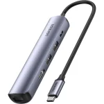 Ugreen CM418 USB-C Docking Station με HDMI 4K PD Ethernet Γκρι 10919B