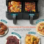 Cosori Dual Basket 8.5 Chef Edition Air Fryer με Διπλό Αποσπώμενο Κάδο 8.5lt Μαύρο CAF-R901-AEU - Image 3