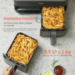 Cosori Dual Basket 8.5 Chef Edition Air Fryer με Διπλό Αποσπώμενο Κάδο 8.5lt Μαύρο CAF-R901-AEU - Image 4