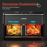 Cosori Dual Basket 8.5 Chef Edition Air Fryer με Διπλό Αποσπώμενο Κάδο 8.5lt Μαύρο CAF-R901-AEU - Image 5