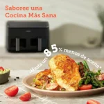 Cosori Dual Basket 8.5 Chef Edition Air Fryer με Διπλό Αποσπώμενο Κάδο 8.5lt Μαύρο CAF-R901-AEU - Image 7