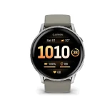 Garmin Venu 4 Stainless Steel 45mm Αδιάβροχο Smartwatch με Παλμογράφο (Silver with Silver Gray) 010-03014-01 - Image 2