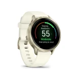 Garmin Venu 4 Stainless Steel 41mm Αδιάβροχο Smartwatch με Παλμογράφο (Lunar Gold with Bone) 010-03013-00 - Image 5