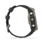 Garmin Fenix 8 Pro Titanium 51mm Αδιάβροχο Smartwatch με eSIM και Παλμογράφο (Graphite/Black Silicone) 010-03199-11 - Image 4