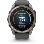 Garmin Fenix 8 Pro Titanium 51mm Αδιάβροχο Smartwatch με eSIM και Παλμογράφο (Graphite/Black Silicone) 010-03199-11 - Image 6