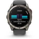 Garmin Fenix 8 Pro Titanium 51mm Αδιάβροχο Smartwatch με eSIM και Παλμογράφο (Graphite/Black Silicone) 010-03199-11 - Image 7