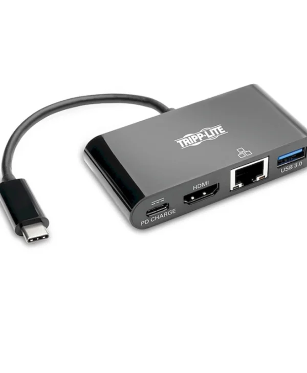 Eaton USB-C Docking Station με HDMI 4K PD Ethernet Μαύρο (U444-06N-H4GUBC)