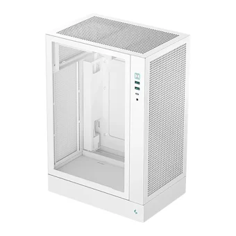 Deepcool CH170 PLUS Midi Tower Κουτί Υπολογιστή με Πλαϊνό Παράθυρο Λευκό R-CH170-WHNGM0-G