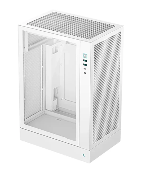 Deepcool CH170 PLUS Midi Tower Κουτί Υπολογιστή με Πλαϊνό Παράθυρο Λευκό R-CH170-WHNGM0-G