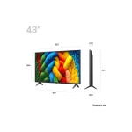 LG Smart Τηλεόραση 43" 4K UHD LED NanoCell 43NANO80A3B HDR (2025) - Image 2