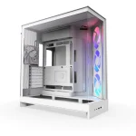 NZXT H9 Flow RGB Midi Tower Κουτί Υπολογιστή με Πλαϊνό Παράθυρο Λευκό CM-H92FW-R1
