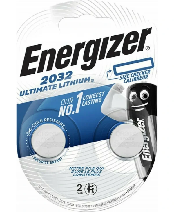 Energizer Ultimate Lithium Μπαταρίες Ρολογιών CR2032 3V 2τμχ 16702