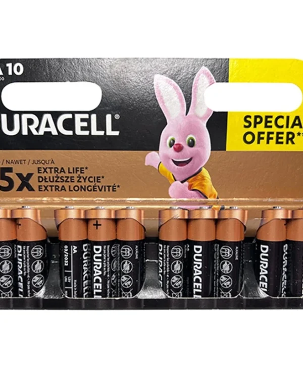 Duracell Αλκαλικές Μπαταρίες AA 1.5V 10τμχ 20369