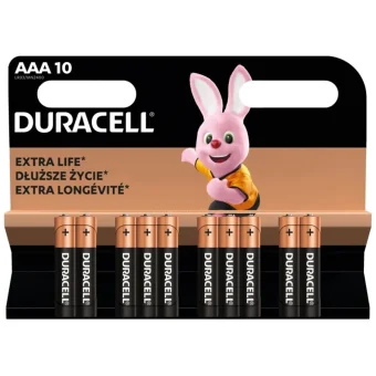 Duracell Αλκαλικές Μπαταρίες AAA 1.5V 10τμχ 20366