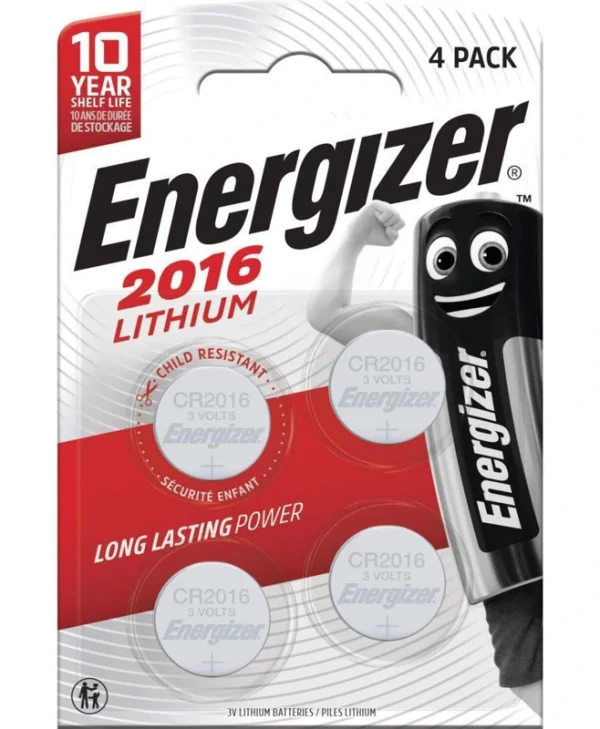 Energizer Μπαταρία Λιθίου Ρολογιών CR2016 20918