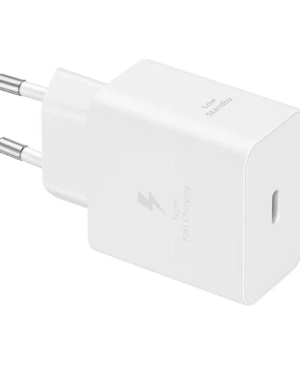 Samsung Φορτιστής Χωρίς Καλώδιο με Θύρα USB-C 45W Power Delivery / Quick Charge 2.0 Λευκός (T4511) EP-T4511NWEGEU