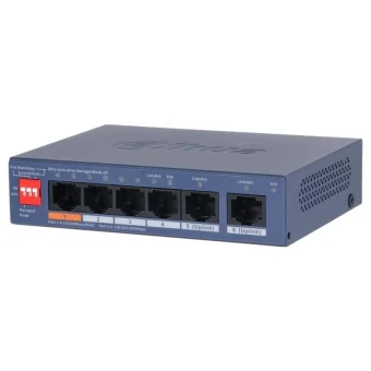 Dahua CS4006-4ET2GT-60 Managed L2 PoE+ Switch με 6 Θύρες Ethernet