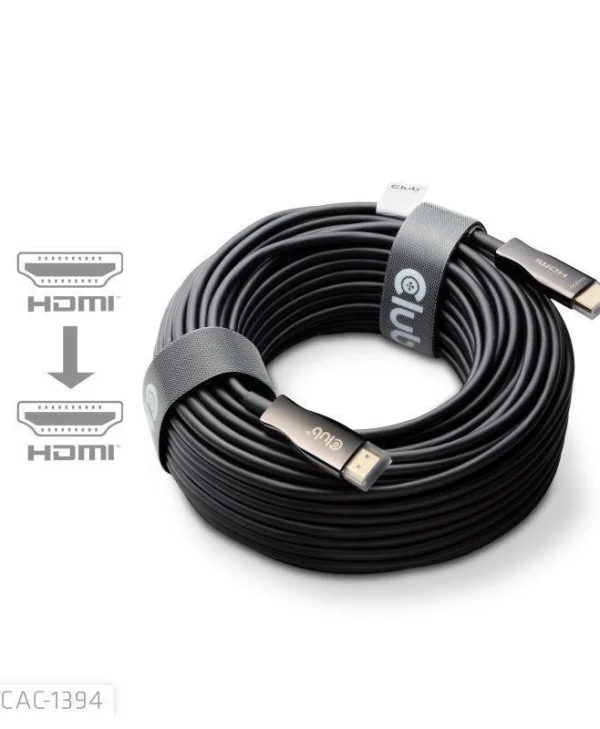 Club3D HDMI 2.1 Cable HDMI male - HDMI male 100m Μαύρο CAC-1394