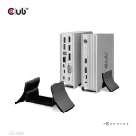 Club3D USB-C Docking Station με DisplayPort 4K PD Ethernet και συνδεση 3 Οθονών Ασημί (CSV-1568) - Image 4