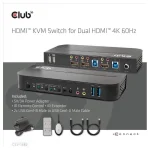 Club3D KVM & Data Switch CSV-1382 - Image 5