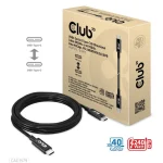 Club3D USB 2.0 Cable USB-C male - USB-C 240W Μαύρο 3m CAC-1579