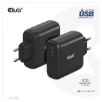 Club3D Φορτιστής Χωρίς Καλώδιο με Θύρα USB-C 100W Power Delivery Μαύρος (CAC-1908EU) - Image 3