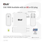 Club3D Φορτιστής Χωρίς Καλώδιο με Θύρα USB-C 100W Power Delivery Μαύρος (CAC-1908EU) - Image 6