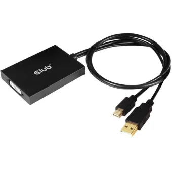 Club3D Μετατροπέας USB-A / mini DisplayPort male σε DVI-I female 1τμχ CAC-1130-A