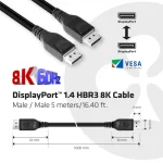 Club3D Cable DisplayPort male - DisplayPort male 5m (CAC-1061) - Image 4