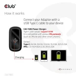 Club3D Φορτιστής Χωρίς Καλώδιο με Θύρα USB-C 65W Power Delivery Μαύρος (CAC-1905EU) - Image 4