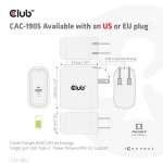 Club3D Φορτιστής Χωρίς Καλώδιο με Θύρα USB-C 65W Power Delivery Μαύρος (CAC-1905EU) - Image 6