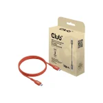 Club3D USB 2.0 Cable USB-C male - USB-C 240W Κόκκινο 4m (CAC-1515) - Image 2