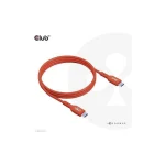 Club3D USB 2.0 Cable USB-C male - USB-C 240W Κόκκινο 4m (CAC-1515) - Image 3