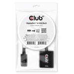 Club3D DisplayPort to VGA Black Active Adapter M/F Μετατροπέας DisplayPort male σε VGA female 1τμχ CAC-2013