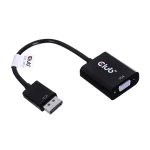 Club3D DisplayPort to VGA Black Active Adapter M/F Μετατροπέας DisplayPort male σε VGA female 1τμχ CAC-2013 - Image 2