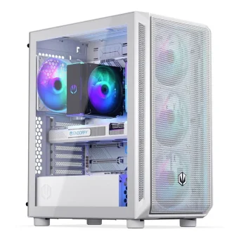 Endorfy Arx 500 ARGB Gaming Midi Tower Κουτί Υπολογιστή Λευκό EY2A018