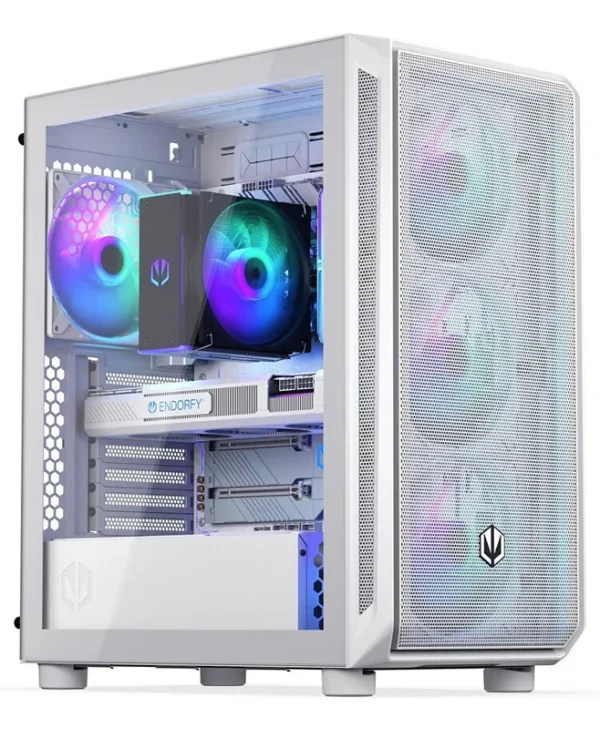 Endorfy Arx 500 ARGB Gaming Midi Tower Κουτί Υπολογιστή Λευκό EY2A018