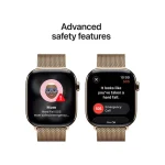 Apple Watch Series 11 Cellular Titanium 46mm Αδιάβροχο με eSIM και Παλμογράφο (Gold Titanium Case with Gold Milanese Loop - M/L) MFD84ZR/A - Image 4