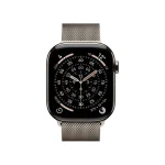 Apple Watch Series 11 Cellular Titanium 46mm Αδιάβροχο με eSIM και Παλμογράφο (Natural Titanium Case with Natural Milanese Loop - S/M) MFCY4ZR/A - Image 2