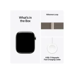Apple Watch Series 11 Cellular Titanium 46mm Αδιάβροχο με eSIM και Παλμογράφο (Natural Titanium Case with Natural Milanese Loop - S/M) MFCY4ZR/A - Image 4