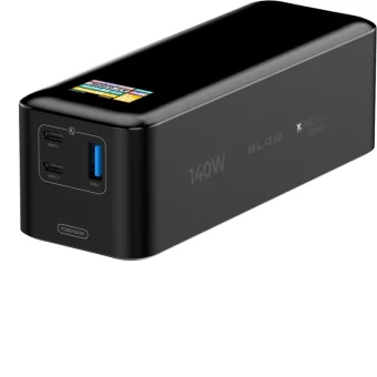 Blow Power Bank 27000mAh 140W με Θύρα USB-A και 2 Θύρες USB-C Power Delivery Μαύρο 81-155#