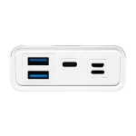 Blow PB20E Power Bank 20000mAh 20W με 2 Θύρες USB-A και Θύρα USB-C Λευκό 81-148# - Image 5