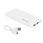 Blow PB10A Power Bank 10000mAh με 2 Θύρες USB-A Λευκό 81-149# - Image 3