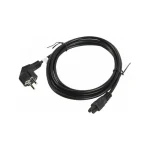 Lanberg Schuko - IEC C5 Cable 3m Μαύρο CA-C5CA-11CC-003-BK